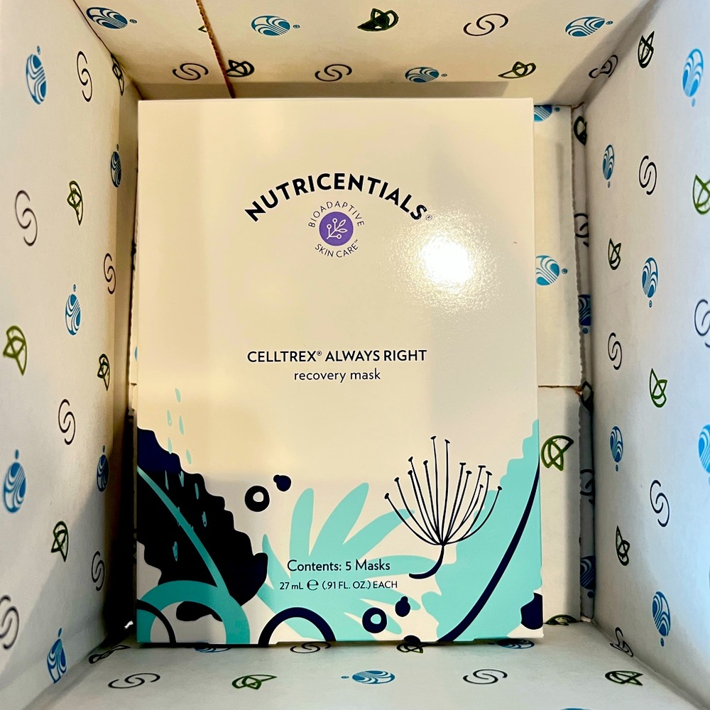 Nutricentials Always Right Recovery Masks (5) in box